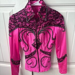 Pink Embellished Women's Blouse